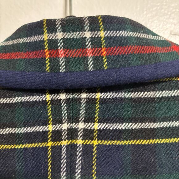 Vintage Ed Behan's Tweed Shop Suit Skirt Sz S Tartan Plaid Wool Missing Sz Tag - Picture 7 of 16